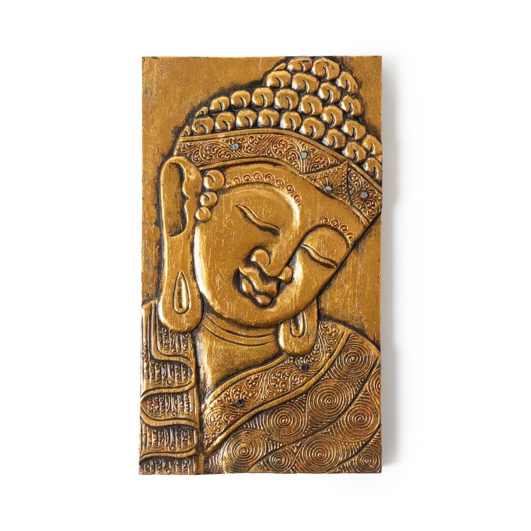 Buddha Mural (Small) - Gold